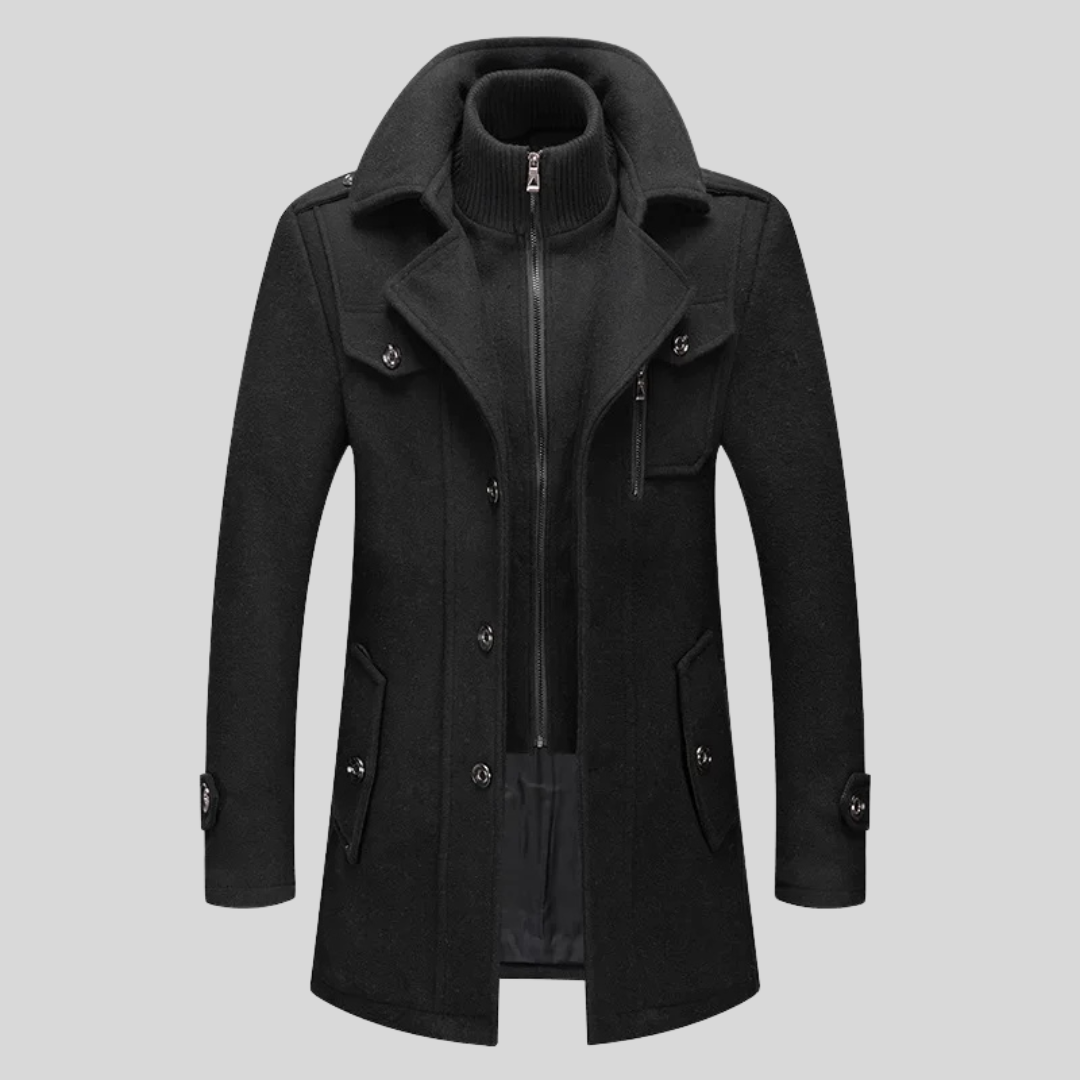 Klaus | Two-Piece Wool Coat