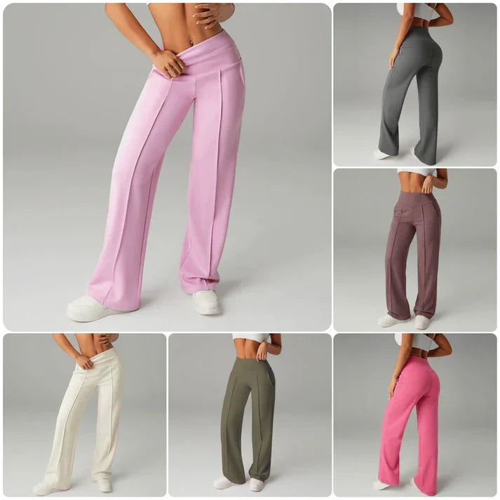Alba | Straight-Cut Wide-Leg Pants