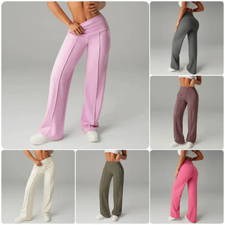 Alba | Straight-Cut Wide-Leg Pants