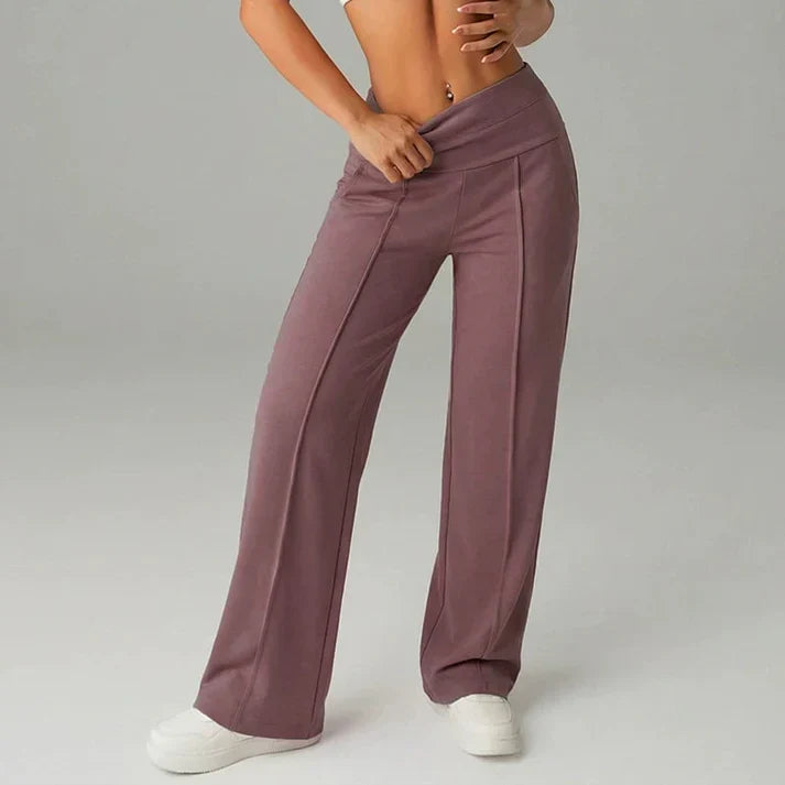 Alba | Straight-Cut Wide-Leg Pants