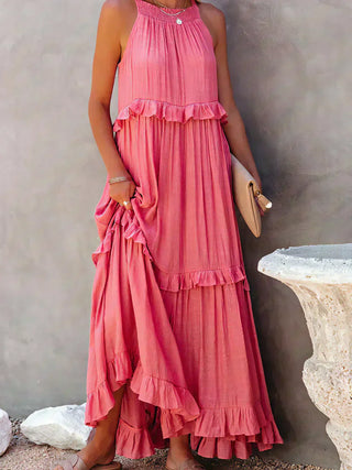 Lou | Elegant Sleeveless Dress with Ruffles