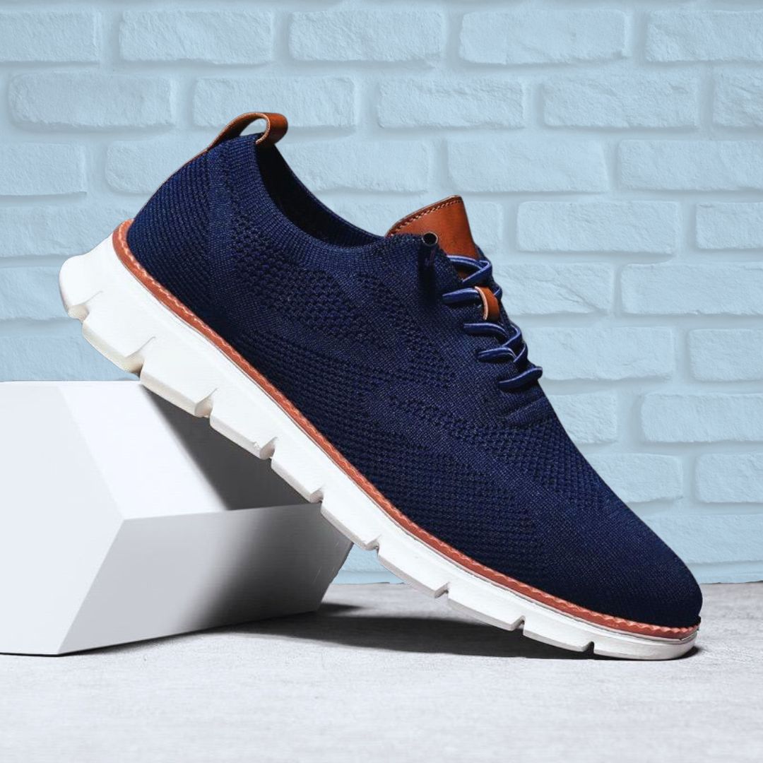 Fabian | Breathable Everyday Shoes - Navy