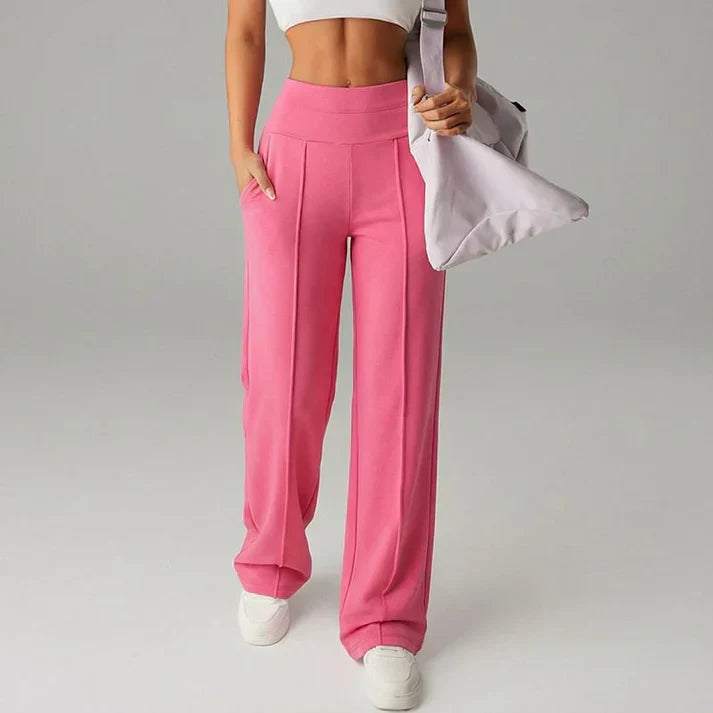 Alba | Straight-Cut Wide-Leg Pants