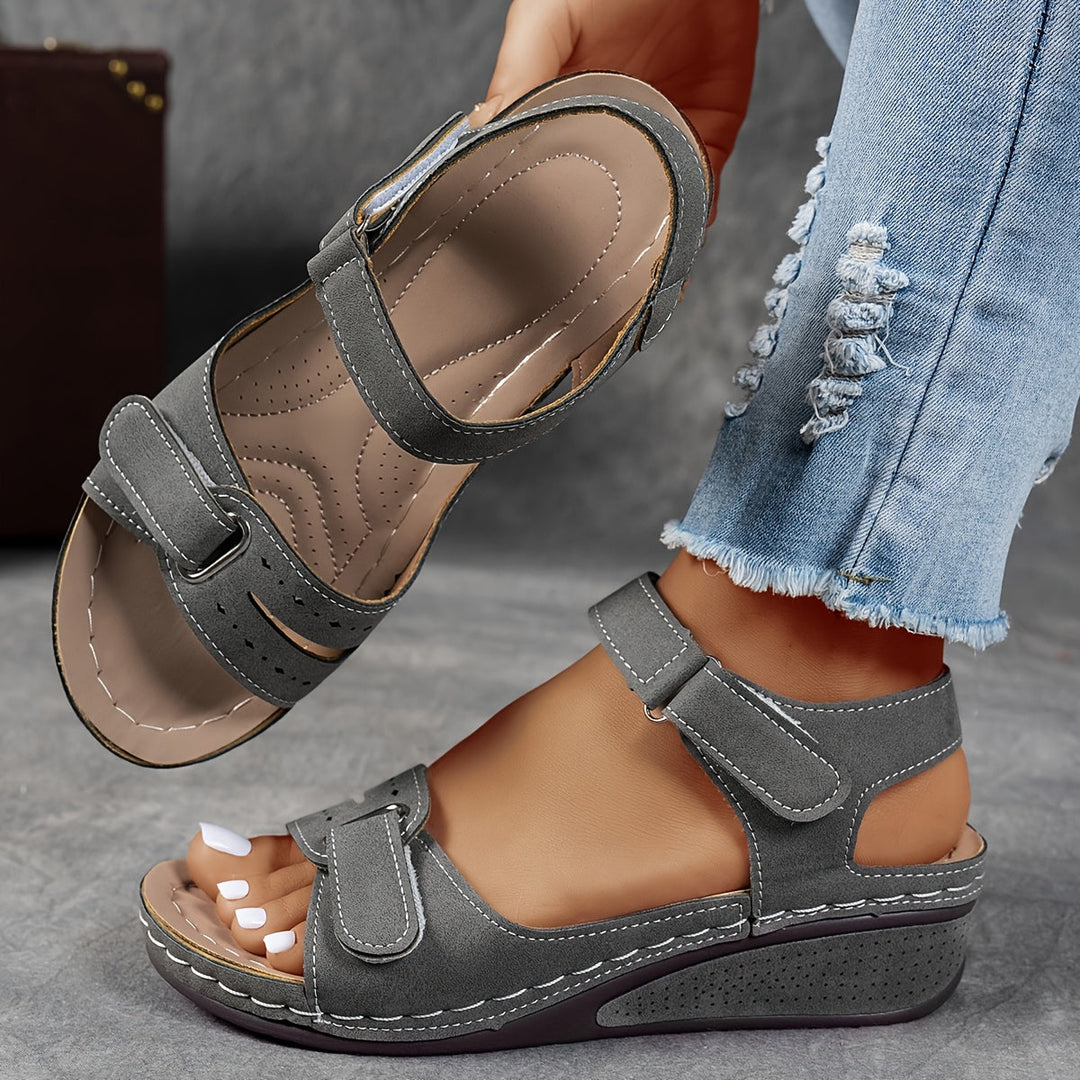 Avery | Classic Comfort Wedge Sandals