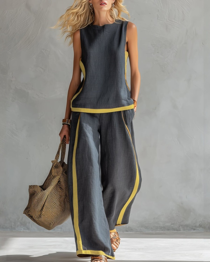Soraya | Elegant Wide-Leg Set with Relaxed Fit