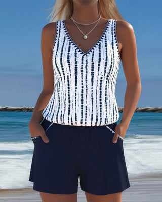 Yvonne | Swim Set with V-Neck