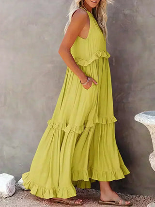 Lou | Elegant Sleeveless Dress with Ruffles