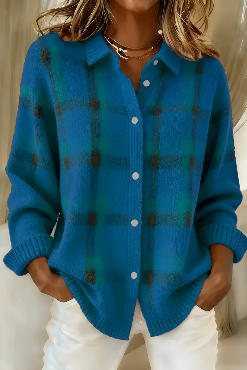 Anne | Warm Check Blouse