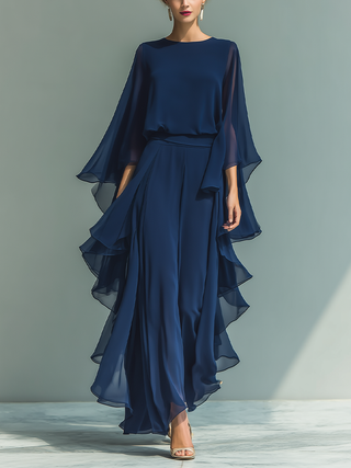 Kaia | Flowing Chiffon Maxi Dress