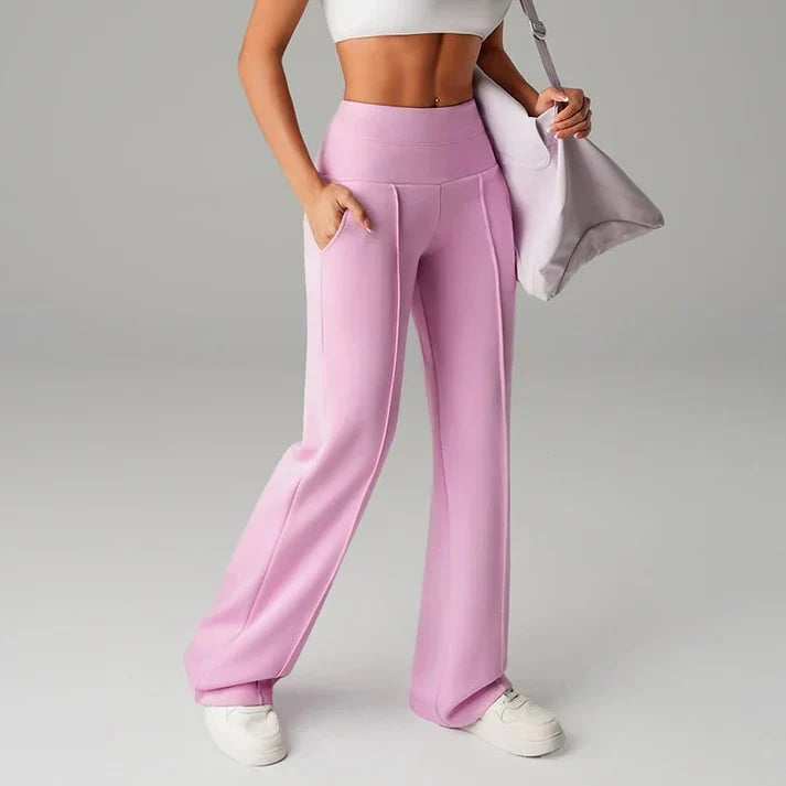 Alba | Straight-Cut Wide-Leg Pants