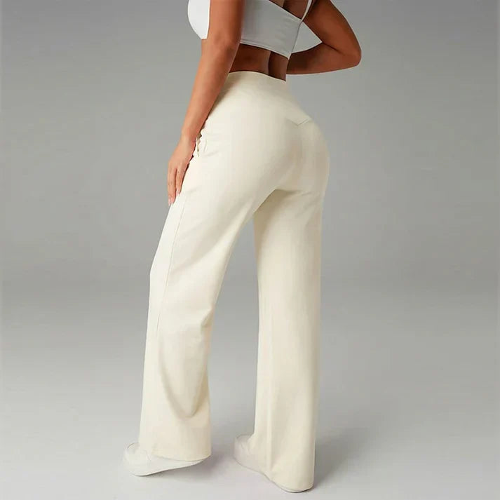Alba | Straight-Cut Wide-Leg Pants