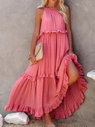 Lou | Elegant Sleeveless Dress with Ruffles