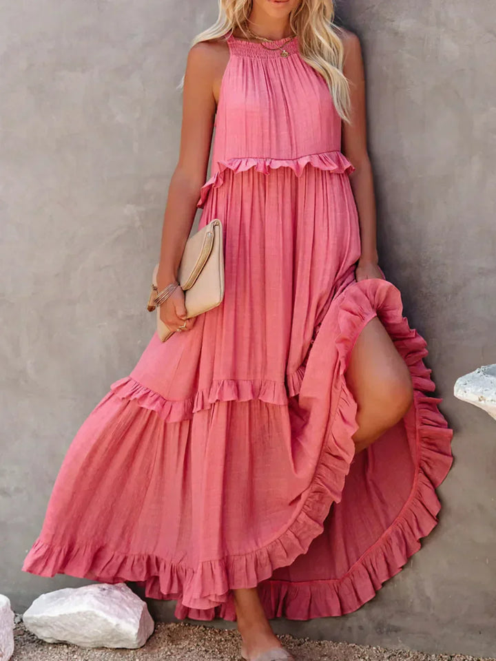 Lou | Elegant Sleeveless Dress with Ruffles