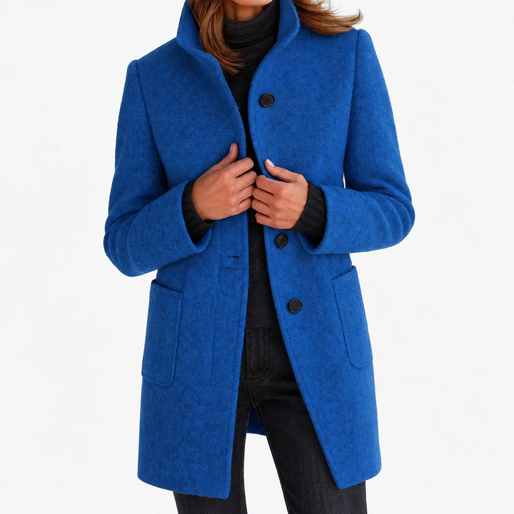 Naomi | Woolen Jacket with High Collar