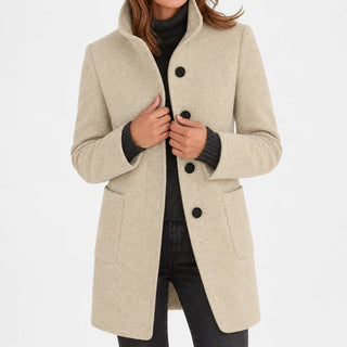 Naomi | Woolen Jacket with High Collar