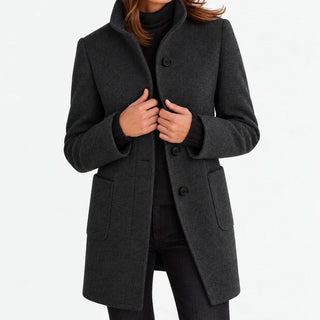 Naomi | Woolen Jacket with High Collar