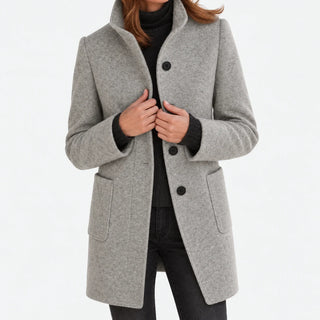 Naomi | Woolen Jacket with High Collar