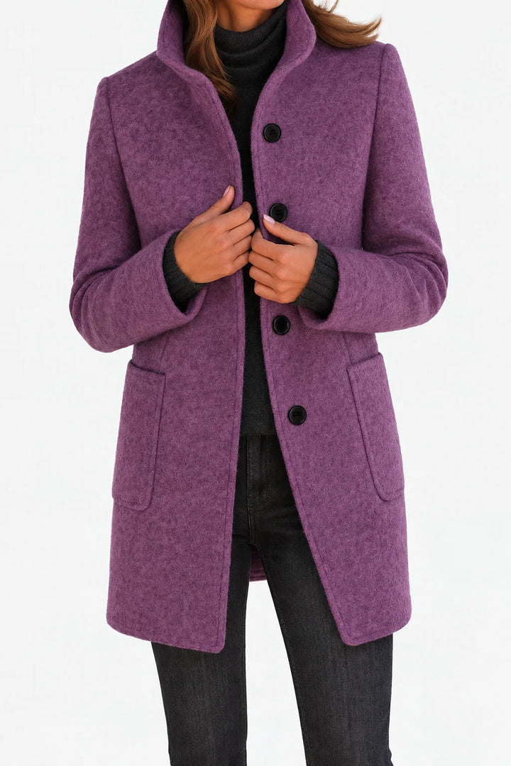 Naomi | Woolen Jacket with High Collar