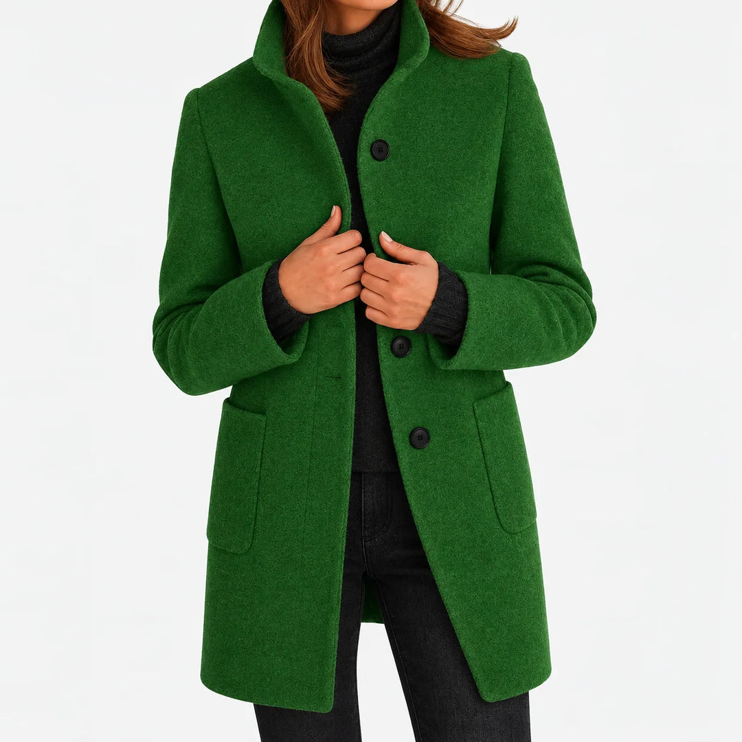 Naomi | Woolen Jacket with High Collar