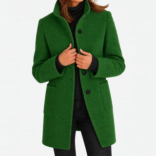 Naomi | Woolen Jacket with High Collar