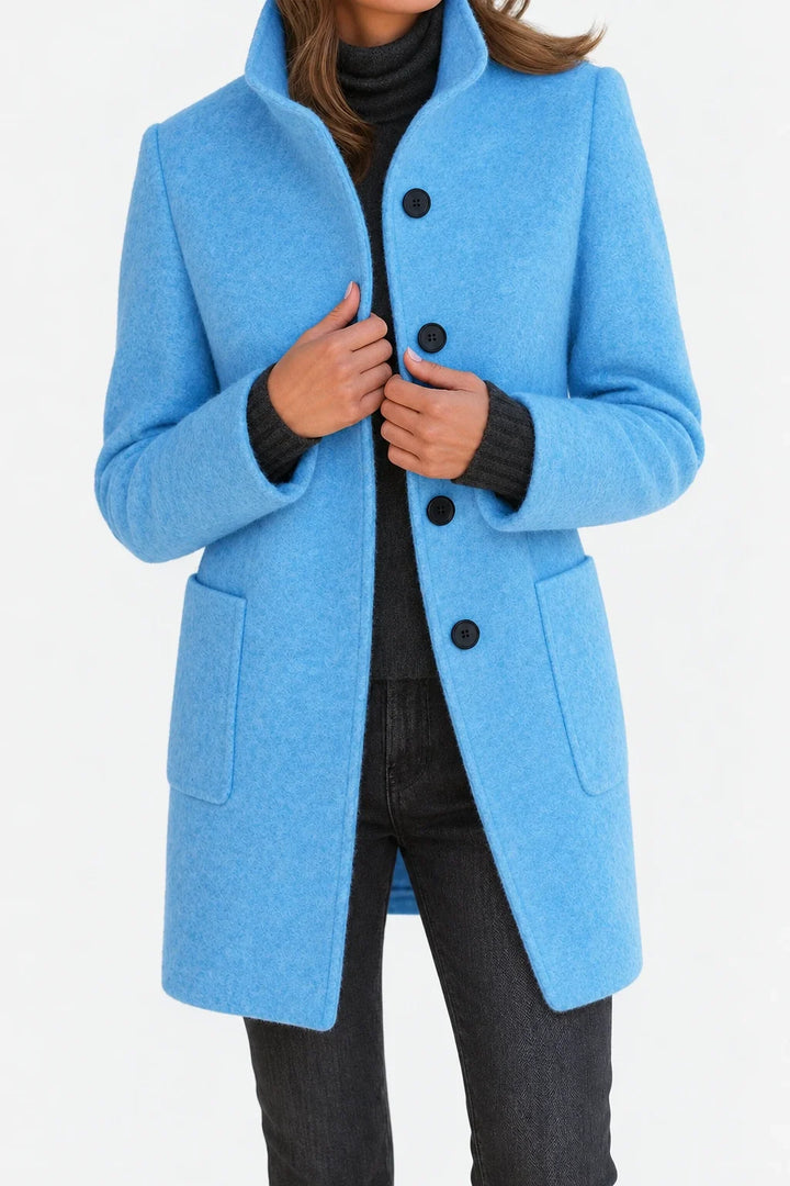 Naomi | Woolen Jacket with High Collar