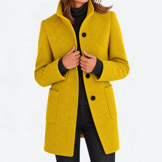 Naomi | Woolen Jacket with High Collar