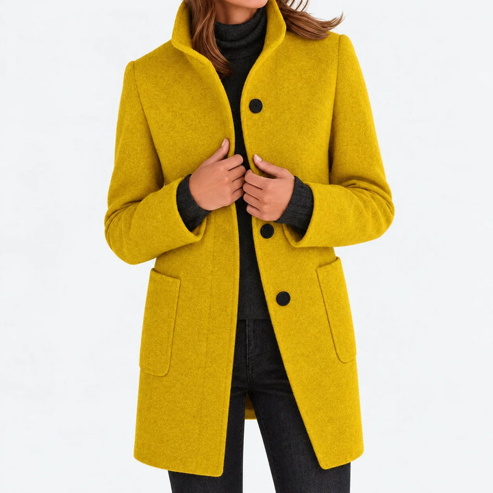 Naomi | Woolen Jacket with High Collar