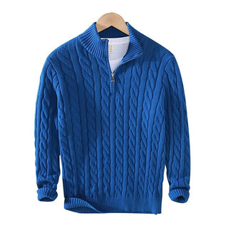 Tommy | Cotton Half-Zip Sweater