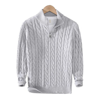 Tommy | Cotton Half-Zip Sweater