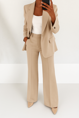 Valentina | Elegant Suit with Wide-Leg Trousers