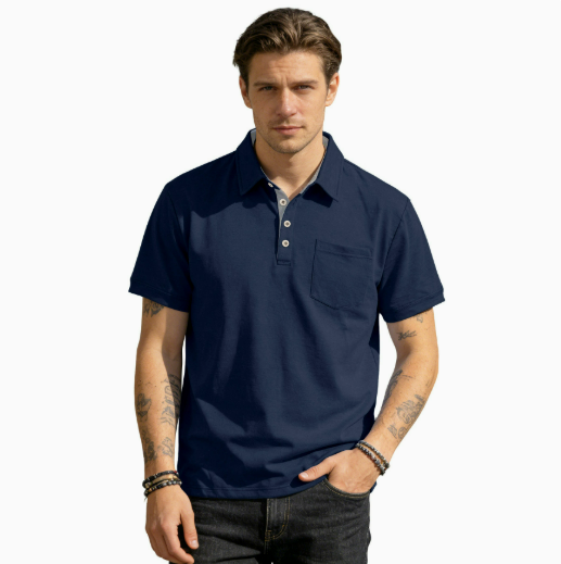 Kilian | Stylish Polo with Chest Pocket