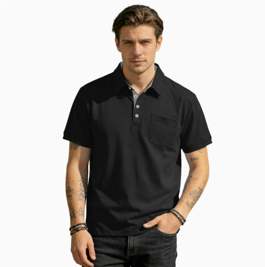 Kilian | Stylish Polo with Chest Pocket