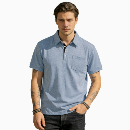 Kilian | Stylish Polo with Chest Pocket