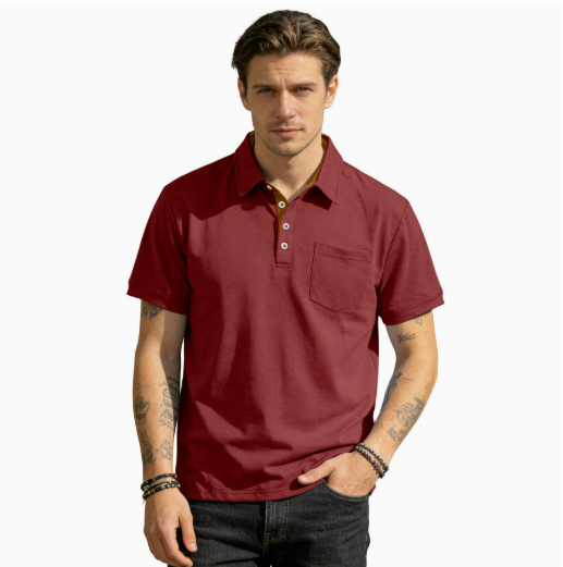 Kilian | Stylish Polo with Chest Pocket