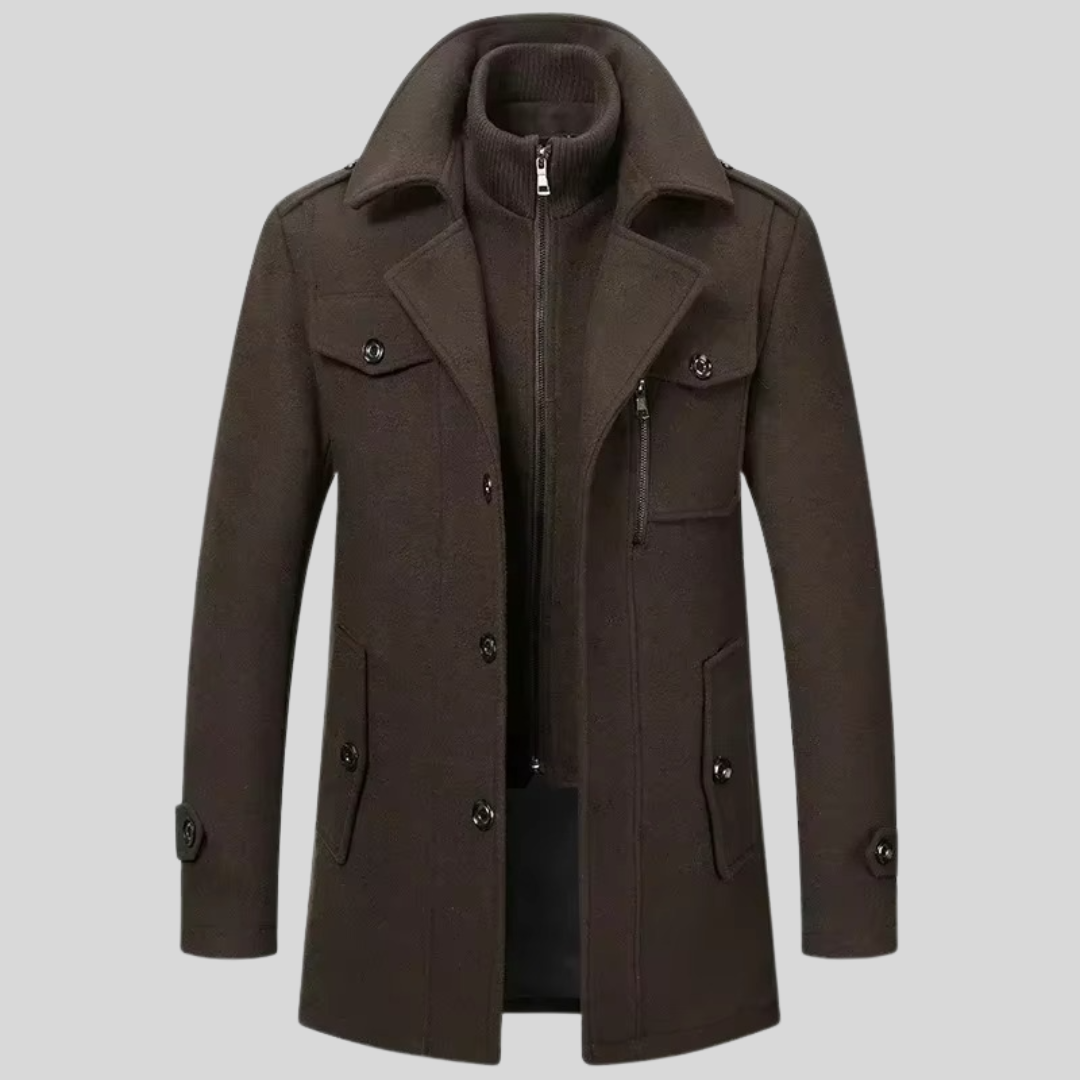 Klaus | Two-Piece Wool Coat