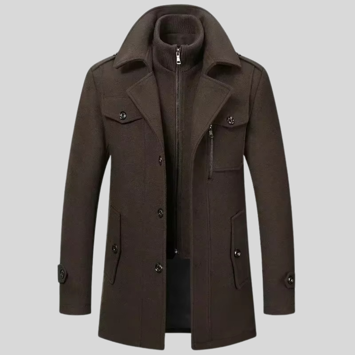 Klaus | Two-Piece Wool Coat