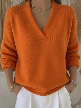 Isabelle | Pull élégant à col en V