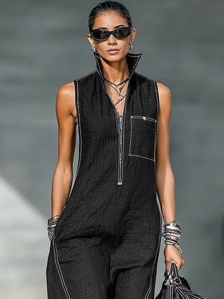 Sienna | Chic Sleeveless Jumpsuit