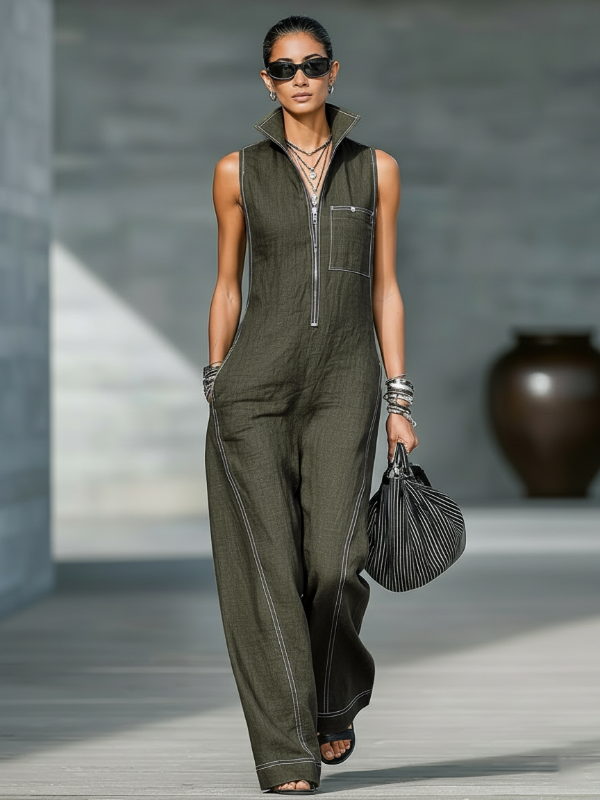 Sienna | Chic Sleeveless Jumpsuit