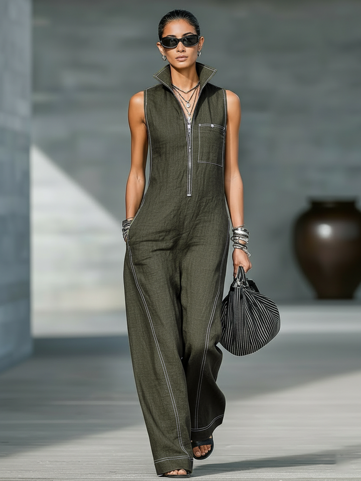 Sienna | Chic Sleeveless Jumpsuit