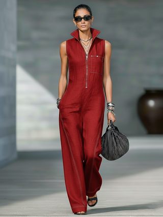 Sienna | Chic Sleeveless Jumpsuit