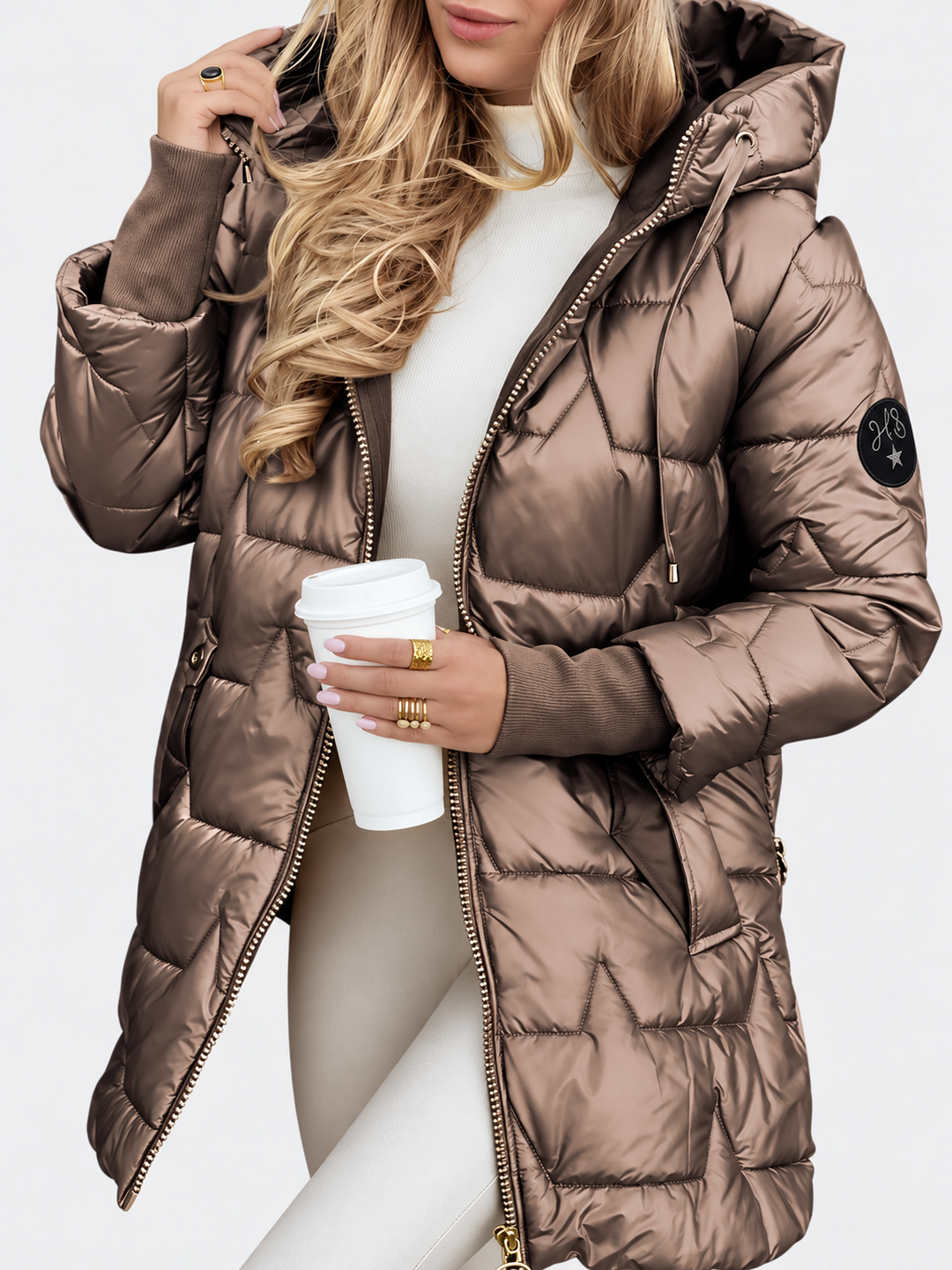 Natasha | Quilted Hooded Jacket