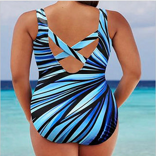 Mailin | Swimsuit with Abstract Print