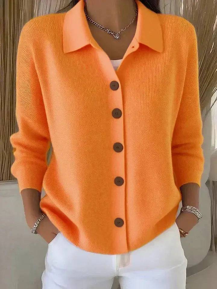 Charlotte | Soft Collared Cardigan
