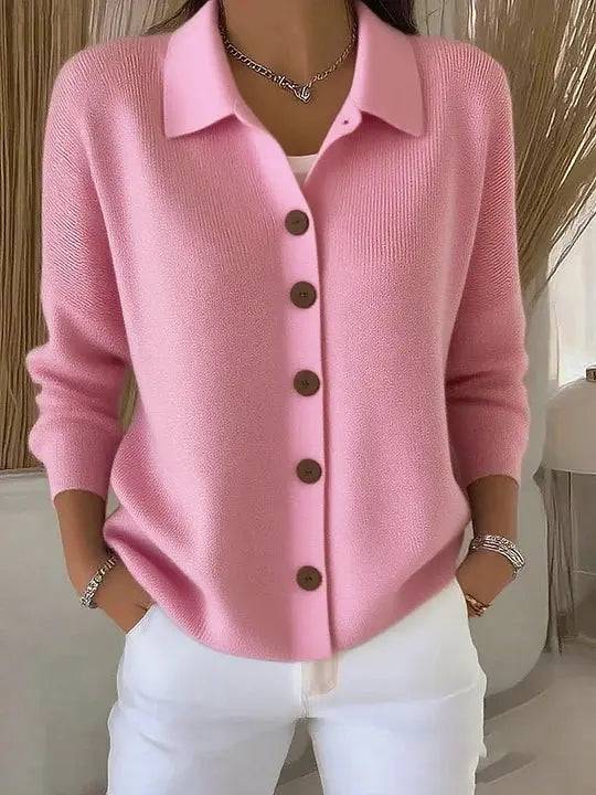 Charlotte | Soft Collared Cardigan
