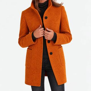 Naomi | Woolen Jacket with High Collar