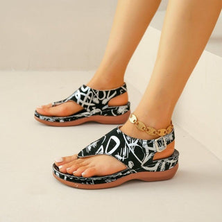 Flow | Floral-Print Sandals
