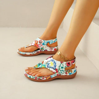 Flow | Floral-Print Sandals
