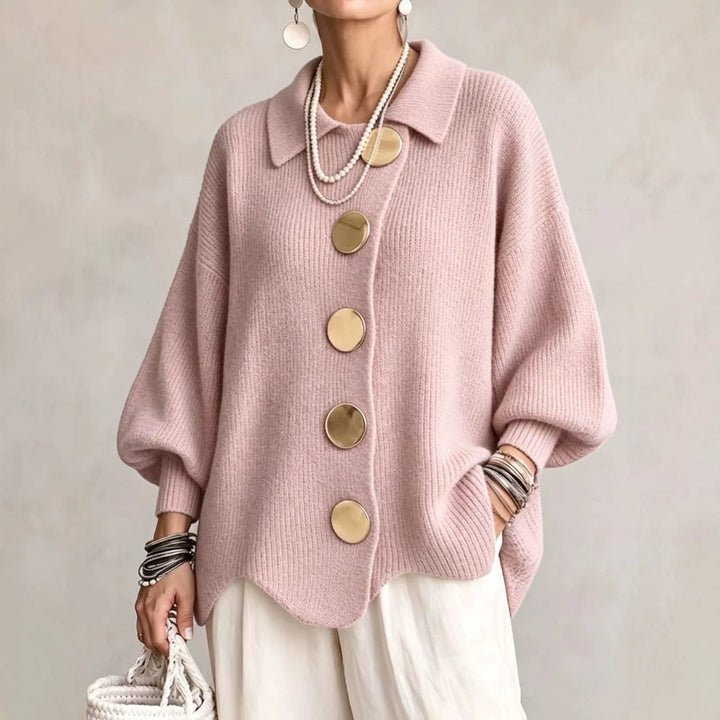 Willa | Oversized Button Knit Cardigan