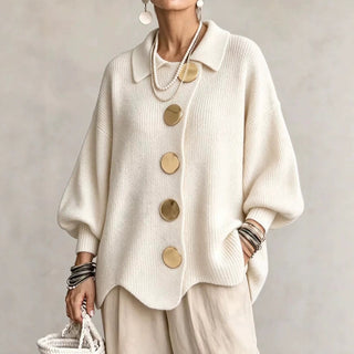 Willa | Oversized Button Knit Cardigan